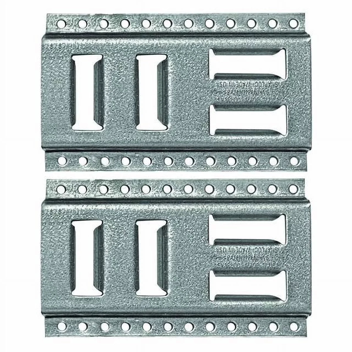 8 Pickups, Logistic Trucks, Fast-Track 2-Pack Galvanized for E-Track - Horizontal Steel Inch Trailers Tie-Down Vertical,