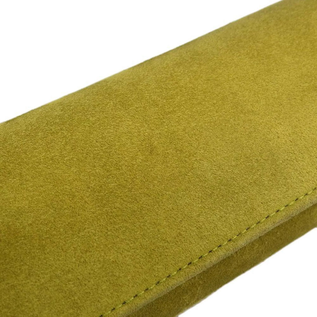 Salvatore BC217651 Ferragamo Bag Shoulder (Good) One Pre-Owned Gancini Green Suede