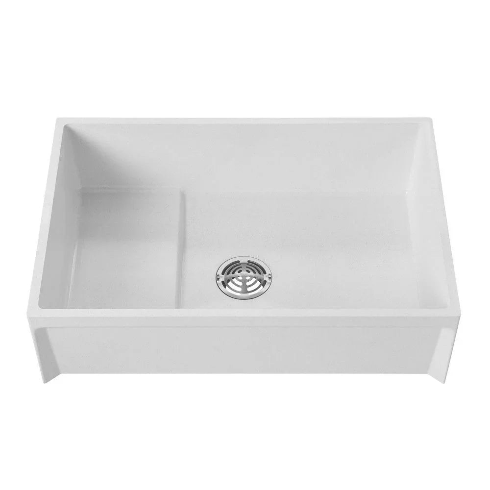 24"W Mop W/ Curbs 36"L Plain Modesto Sink, x