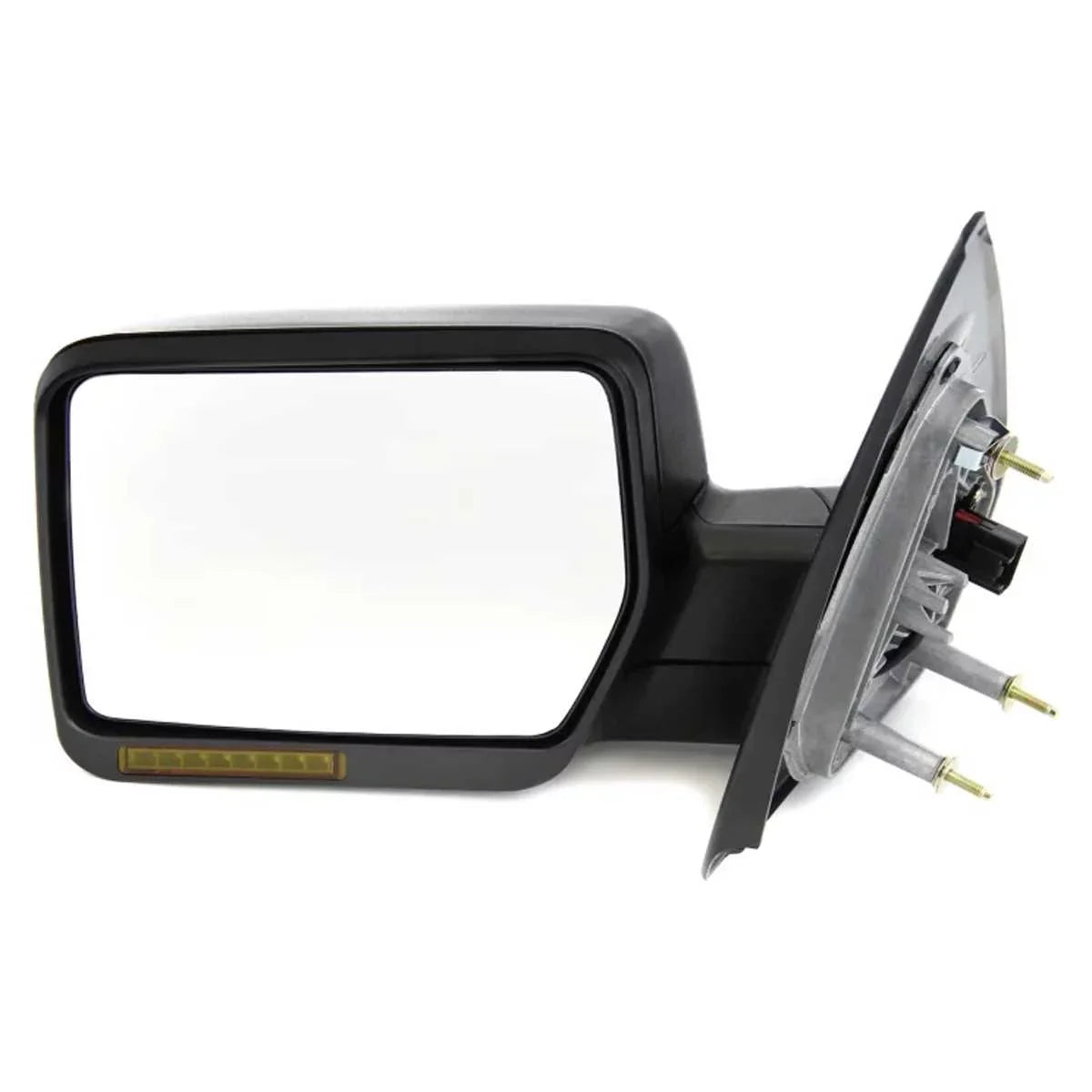 AutoShack 4WD 5.4L Textured Power Folding 4.6L Heated 2004 V6 2006 KAPFO1320242 4.2L Mirror Driver Black Ford for F-150 Replacement 2005 V8