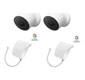 Mount 2pk Nest Anti-Theft Camera Google Restored with (Refurbished) 2pk