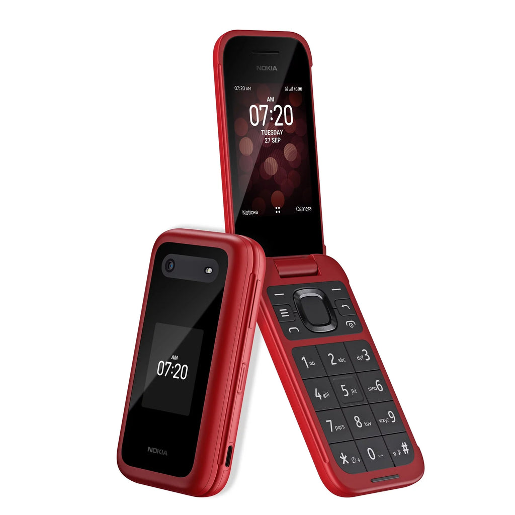 Phone Flip Restored Flip - Red 2780 -1420 / Nokia Unlocked Verizon