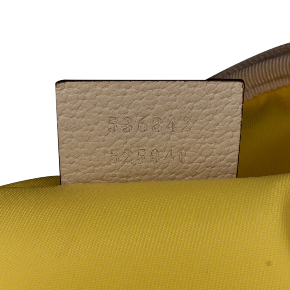 Blind Nylon For with Defects) Fabric Belt Authenticated (New Unisex Love Gucci Pre-Owned Bag Yellow