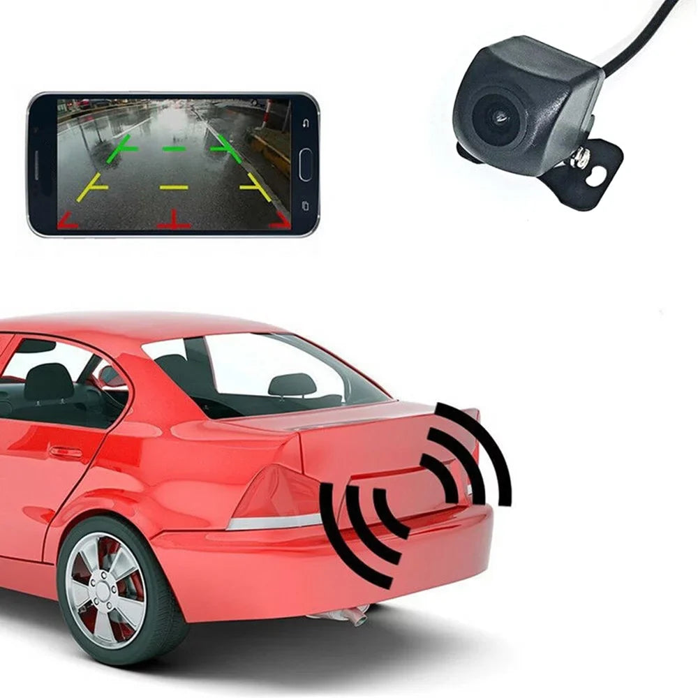 Moistureproof View Camera Backup with Night Wireless Vehicles, Backup Vision, IP67 Rear Monitor Reversing Wireless Camera WiFi Car, Camera for