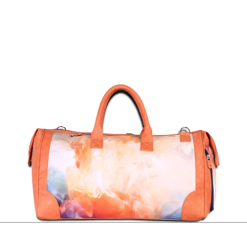 adjustable with Weekender Compartment Large Travel Separate Shoe Wave strap Orange bag Unisex The with