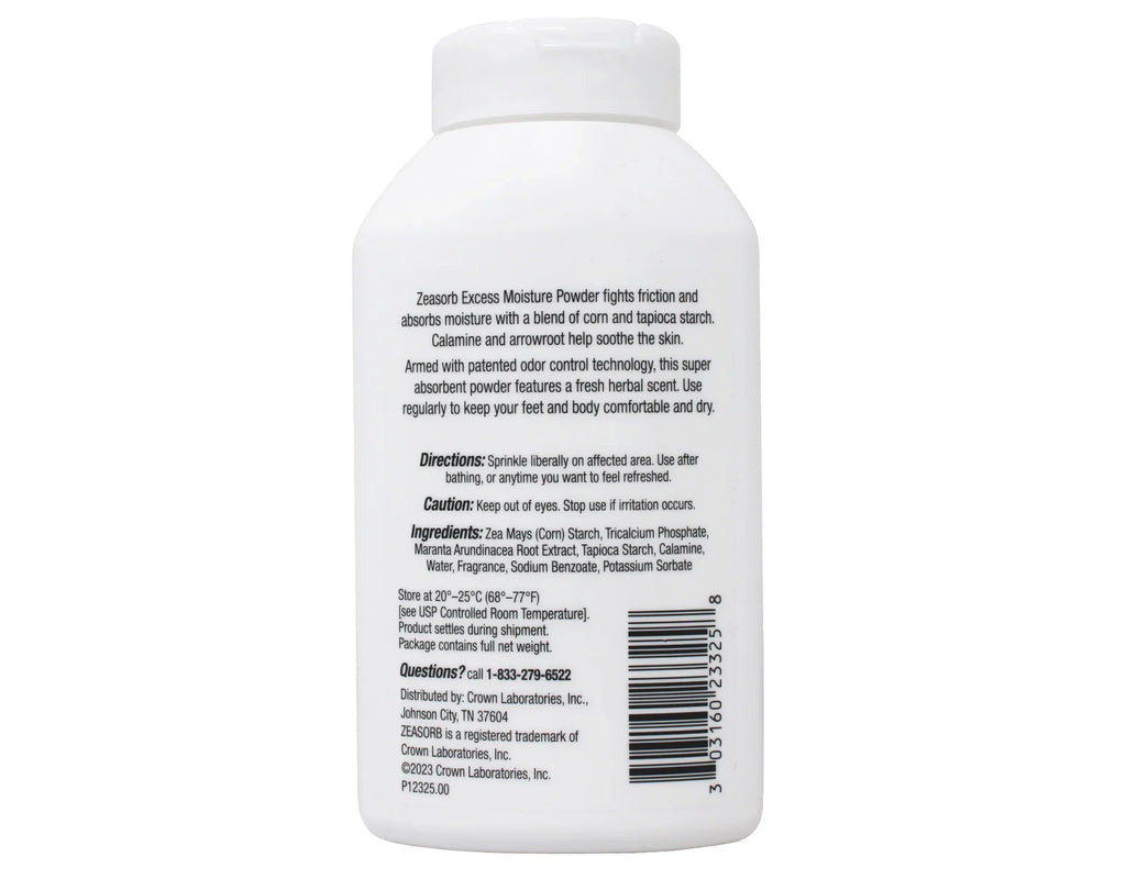 Zeasorb 6 Bottle - Super Each 2.5-Ounce Pack Powder Absorbent Prevention