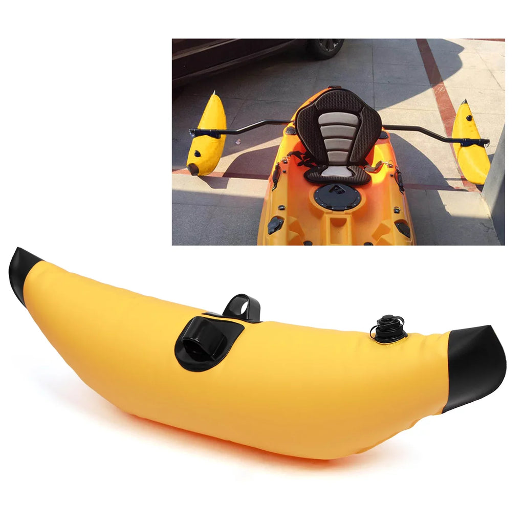 Fishing Outrigger Float Kayak Inflatable Vessel Kayak Stabilizer Sidekick Kit System Float with Rod Arms Meterk Standing