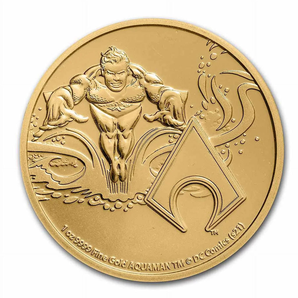 Comics 1 $250 Aquaman Gold League: Justice Niue oz 2022