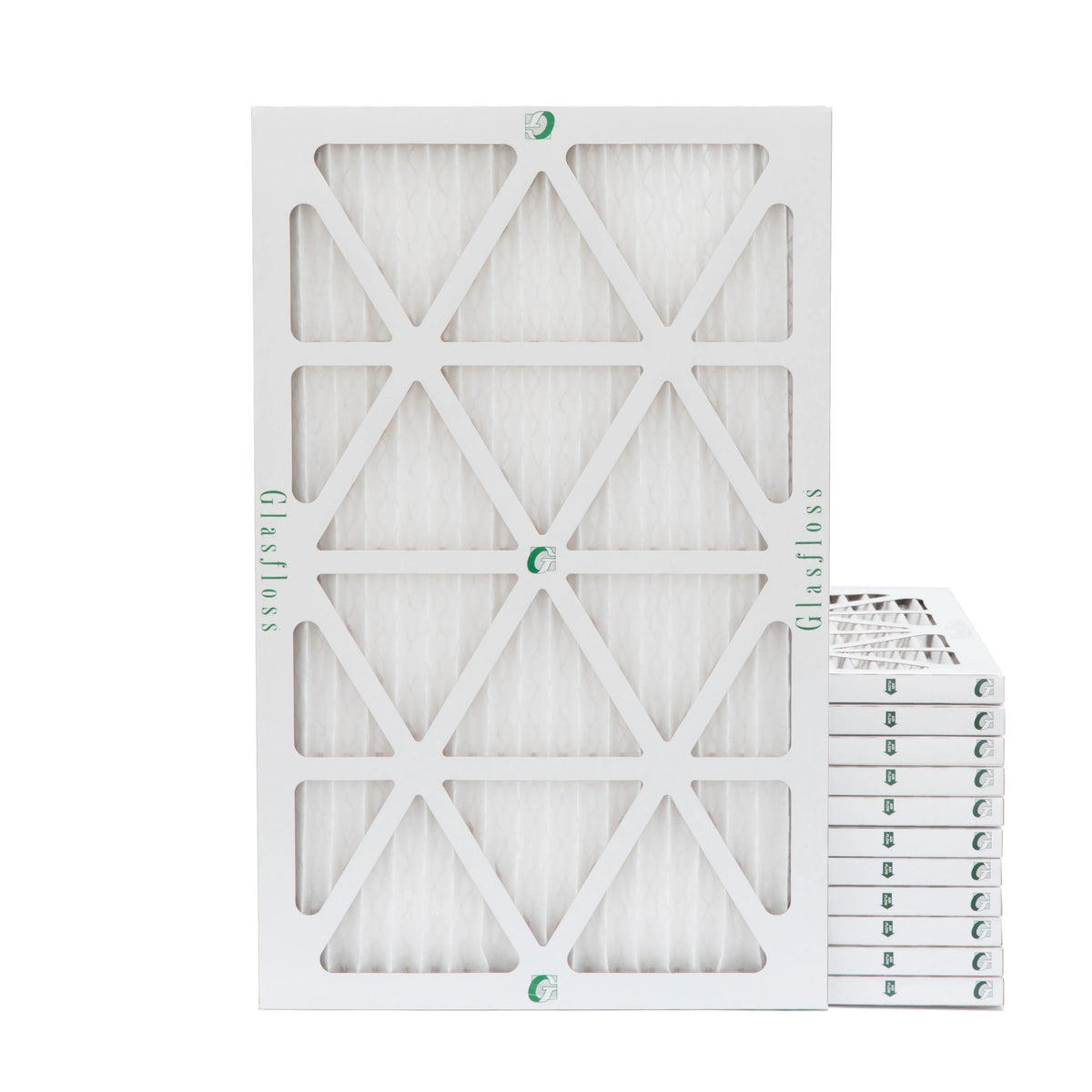 by Actual 24-1/2 Pleated 12 Glasfloss. Filters x 18x25x1 17-1/2 7/8 10 x of Air Size: Pack