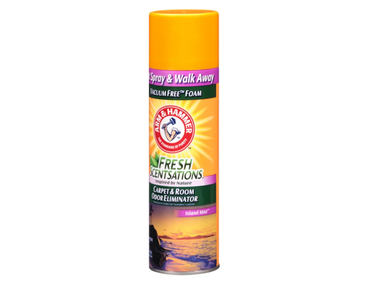 Hammer 5 & Free Foam, Mist Pack - Arm Fresh 15 Scent, Eliminator Scentsations Island Carpet Vacuum Room & Odor Ounce