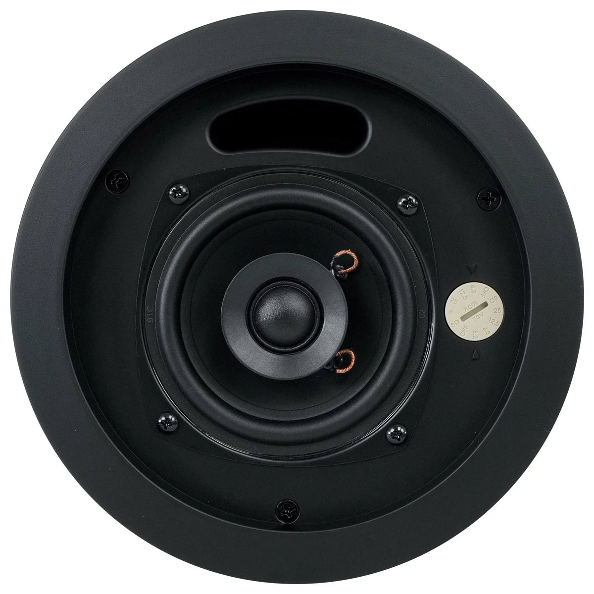 14C/T- Black In-Ceiling 25w 70v 4" Speakers+Amplifier (4)