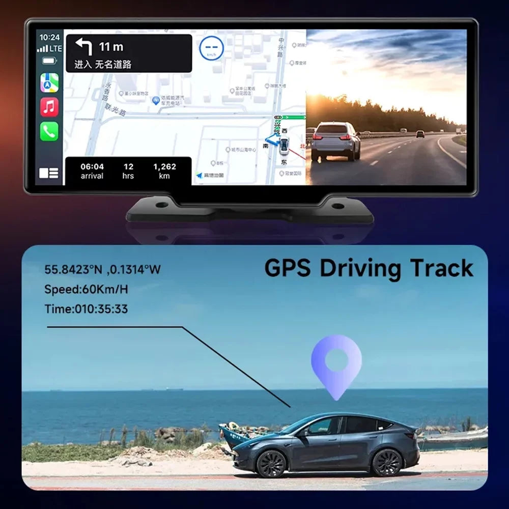 Navigation Dash Auto Masslatie Carplay camera 10.26 Cam Car ,Front Mirror Rearview Camera Dashboard Monitor Video Android & Inch