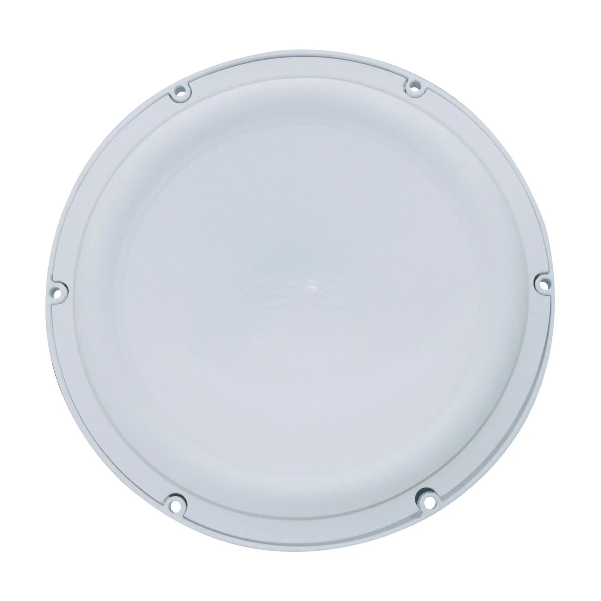 Ohm White - 12" Grill Subwoofer Ring Face Revo & 4 & Closed Wet Grill, Sounds - White Subwoofer,