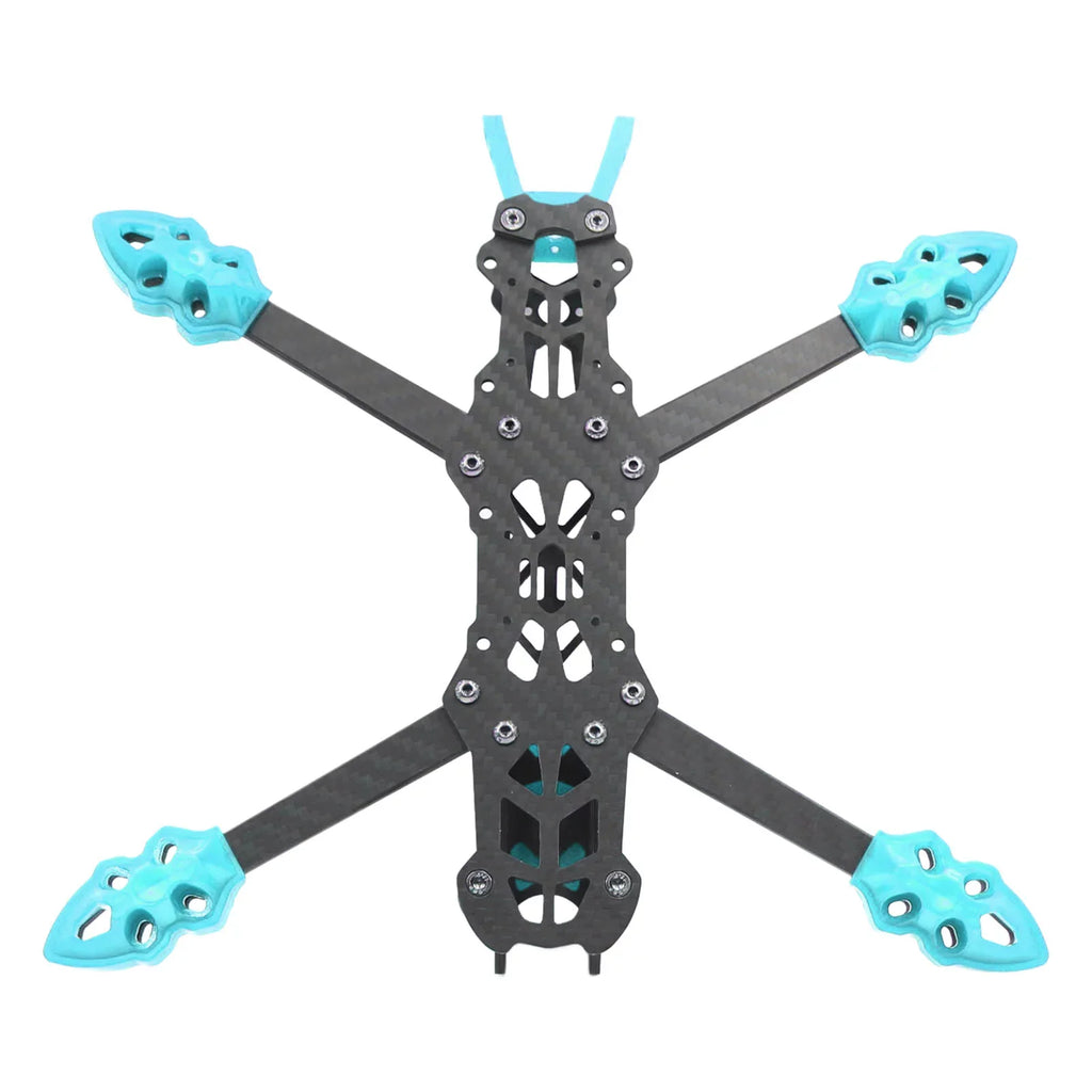 Fiber Racing Blue Quadcopter Buumin 225mm for Drone Drone Frame Carbon Frame Accessories Wheelbase Professional