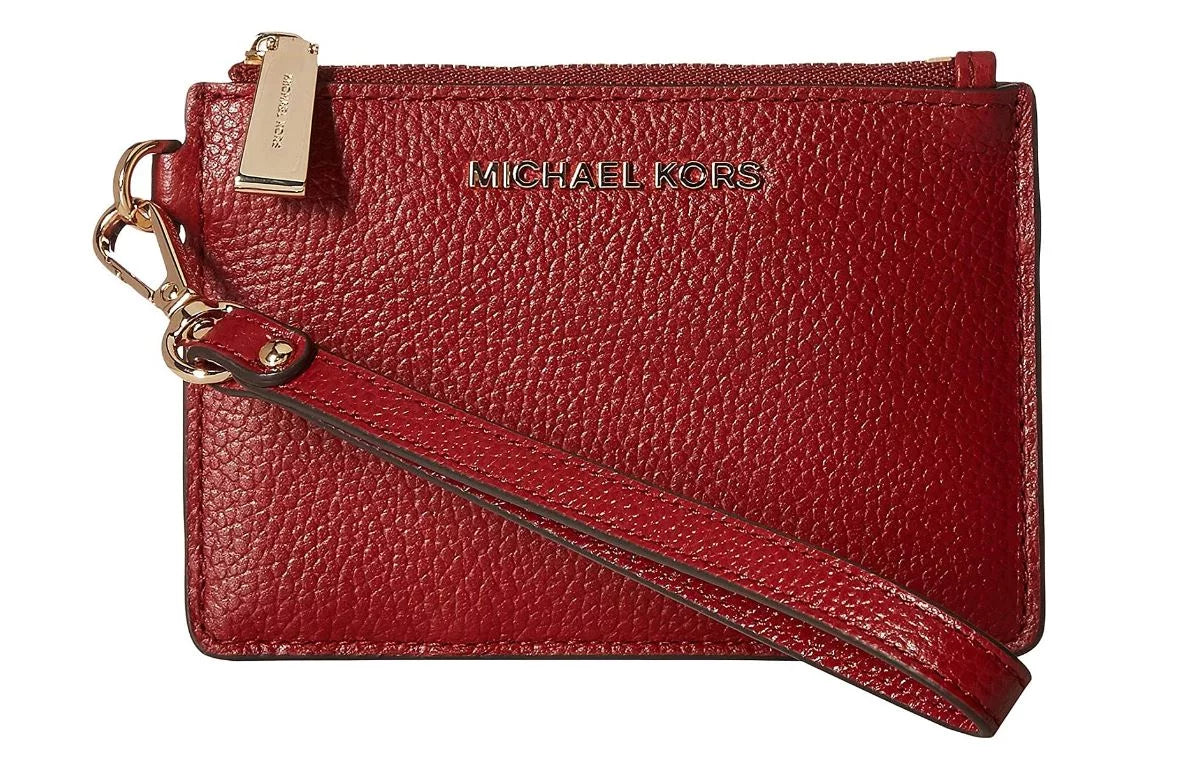 Coin Red Leather Purse