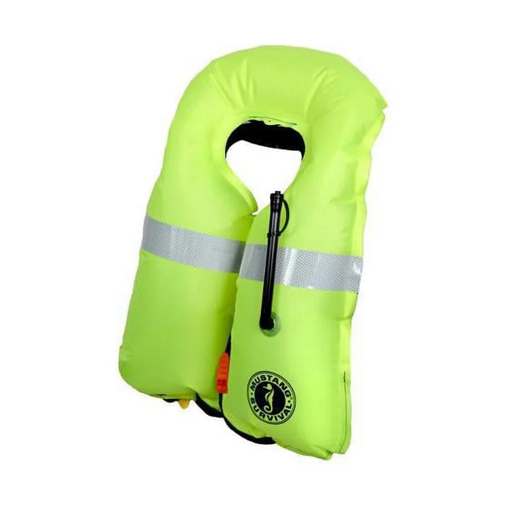Mustang Work W/hit Mustang Inflatable Vest Orange Survival