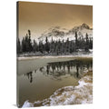 Print Alberta, Tim 30 Dusted National Fitzharris 40 Mountains in. in x Snow, - Park, Canada Art Rocky Canadian Banff