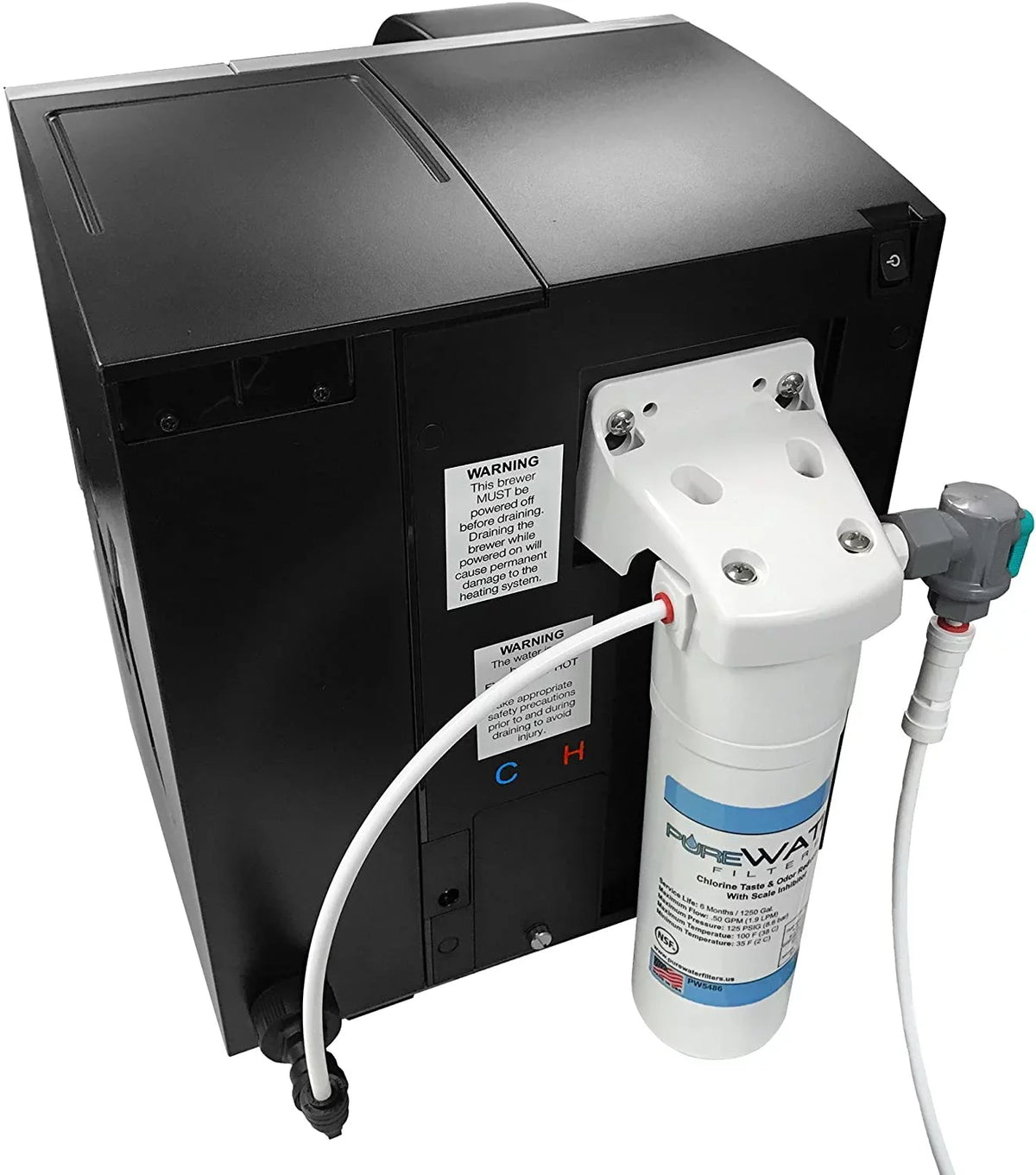 K150, and Filter Line K155 B150, Kit Keurig Plumb Keurig for B155, PureMoisture Moisture Filters by Brewers Direct All-in-one