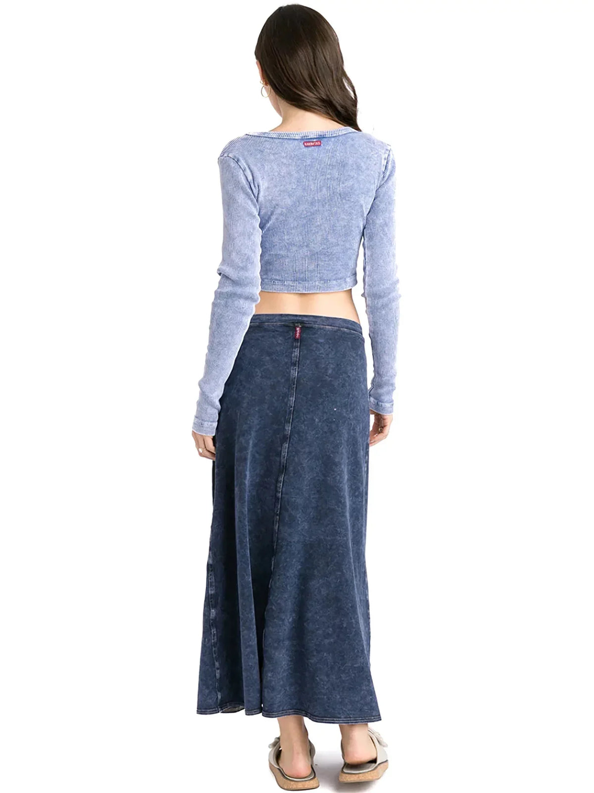 Tail Wrap Skirt Long Hard (W-964)