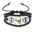 Cable Leather Pattern Corn Rope Wristband Bracelet Braided Cable Plug Woven Charging