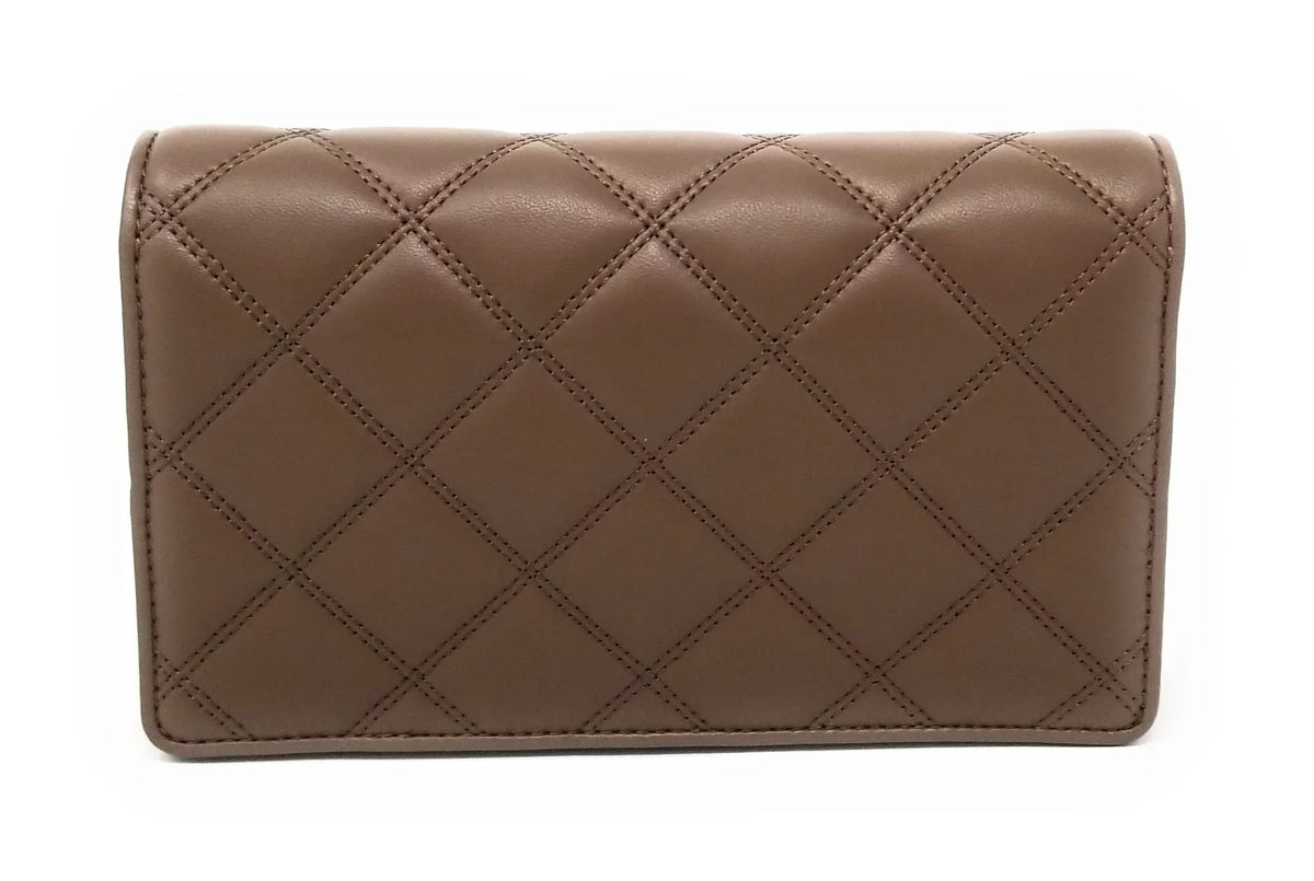 Savannah Flat Taupe) Tory Womens Chain Burch Wallet (Classic