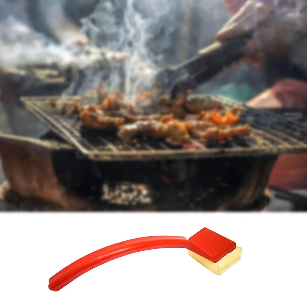 Free Outdoor Accessories Brush Scraper Tools Bristle Brush Grill Clean Cleaning Barbecue Scraper Cleaner Replaceable Kitchen For Cleaning Head