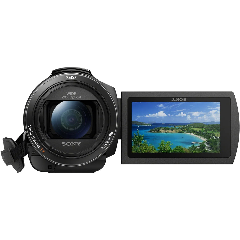 4K Camcorder Sony Sensor Video Exmor Digital with AX43A Handycam R