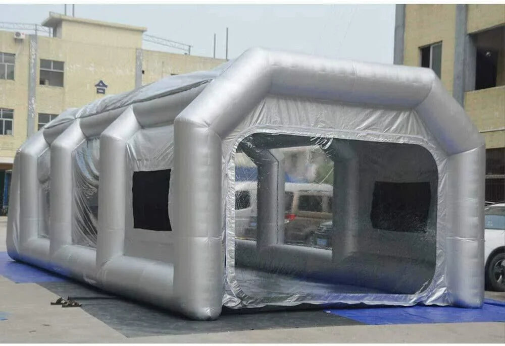 Paint Inflatable & Mat Floor Painting Air w/ System Spray Tent Filter Booth
