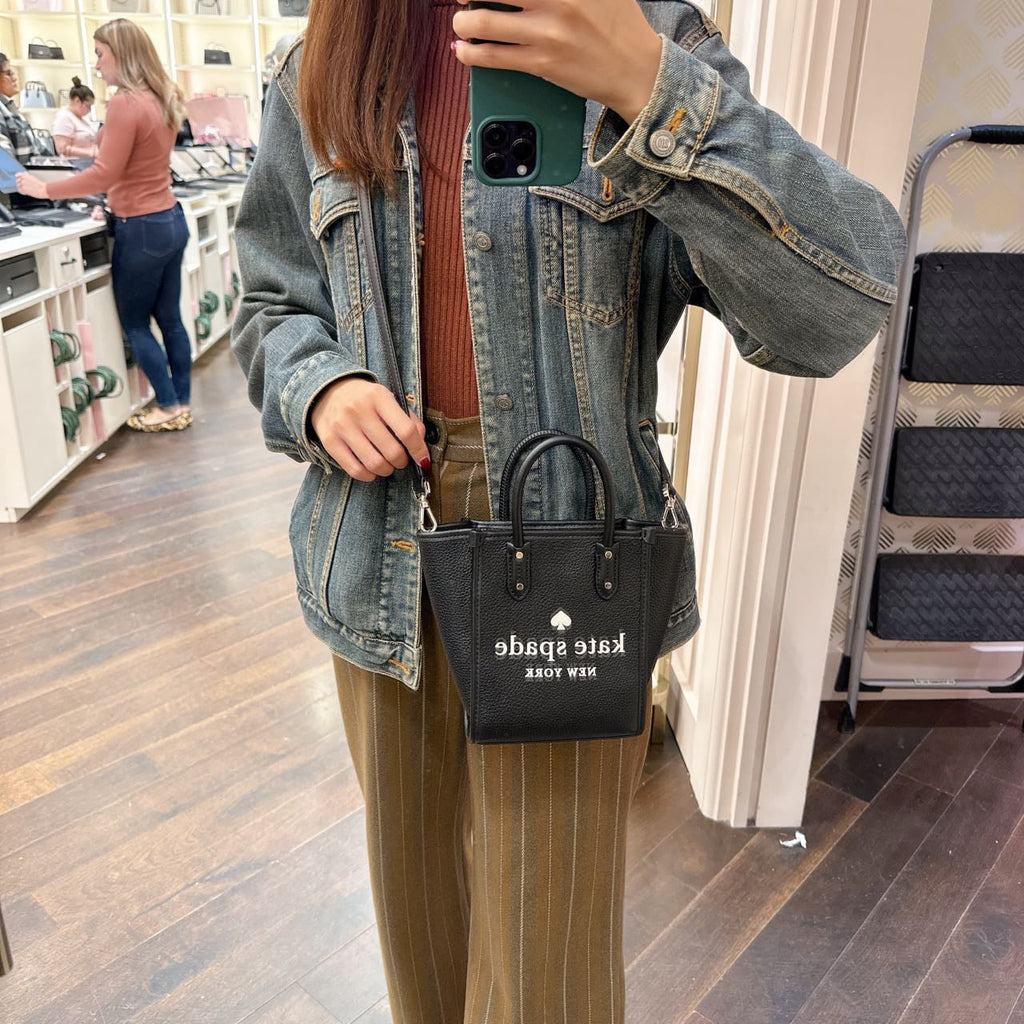 In Mini K7295 Black Kate Tote Spade Ella