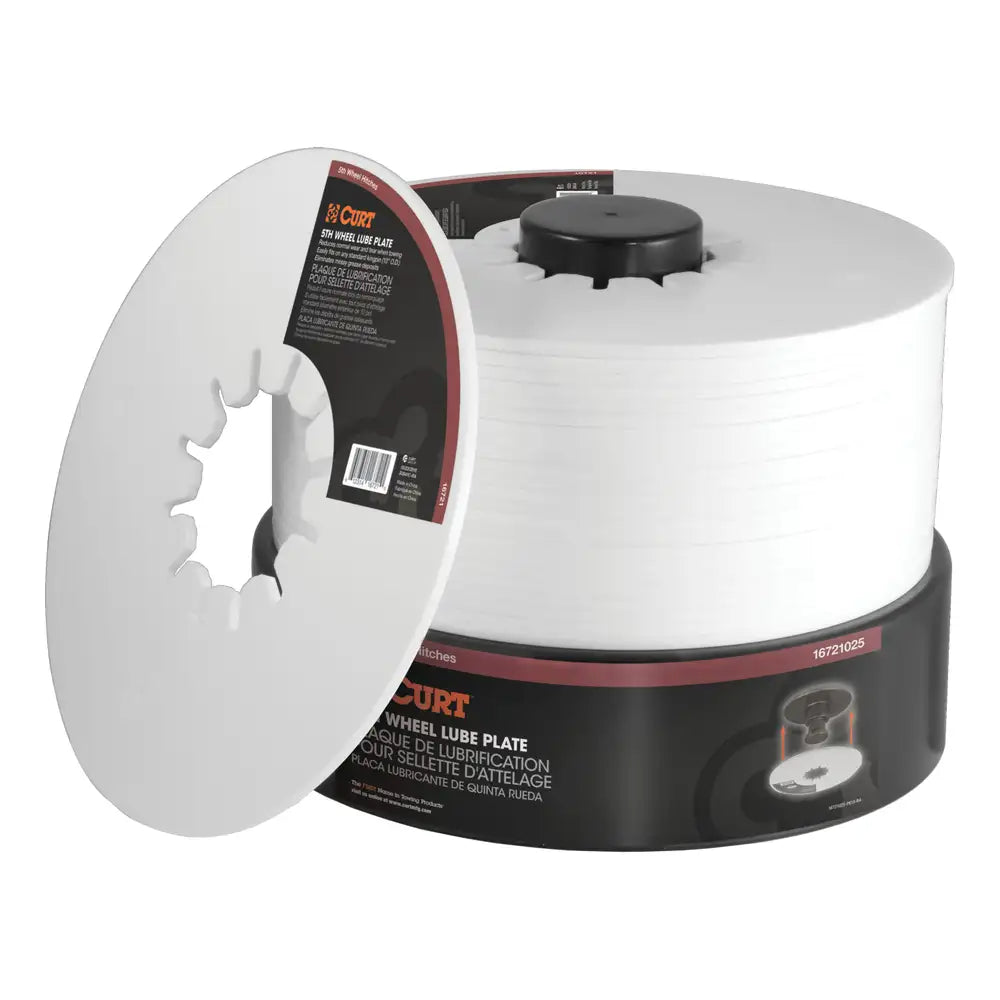 Lube Wheel 5th Diameter, Hitch 16721025 Plates, 25-Pack 10-Inch