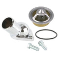 Degree Thermostat Flow 1955-65 Moisture High Neck 180 Chrome &