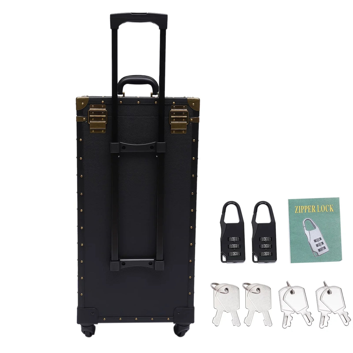 Holder Box Stylist Aiqidi Tool Barber with Train Trolley Lockable Makeup Salon Beauty Hairdressing Luggage Cosmetic Case Travel Organizer Hair Rolling Dryer