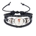 Sweet Cup Rope Leather Wristband Braided Cherry Ice Woven Bracelet Conical