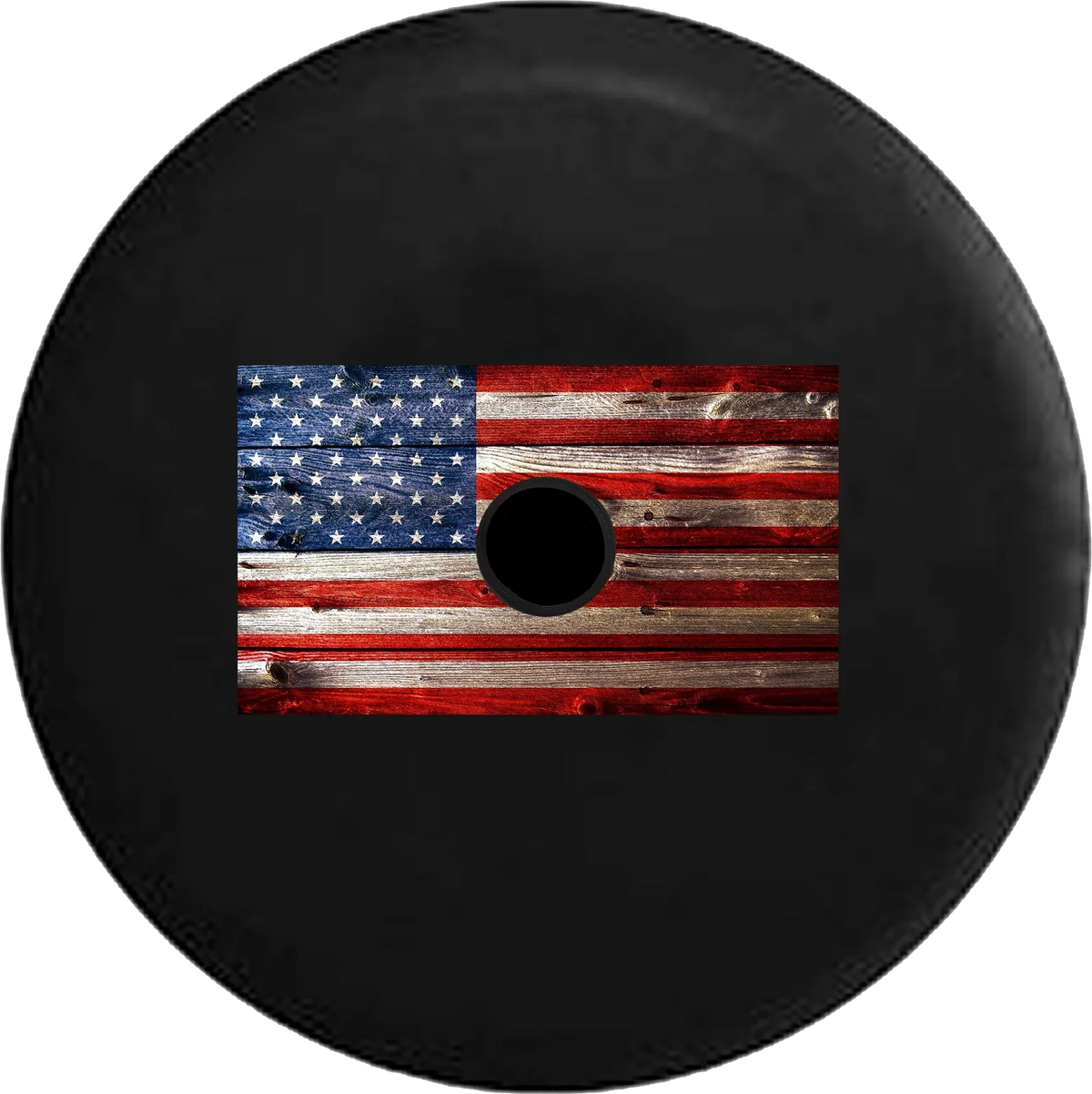 Spare Backup 32 American Rustic Shield for Wooden Tire Flag Wrangler Jeep Vintage 2018 Camera Inch 2019