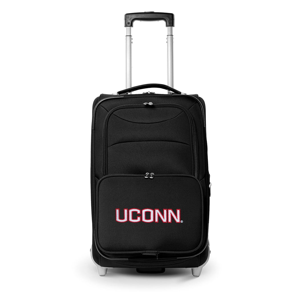 Softside 21" Carry-On Huskies Suitcase Rolling UConn Black
