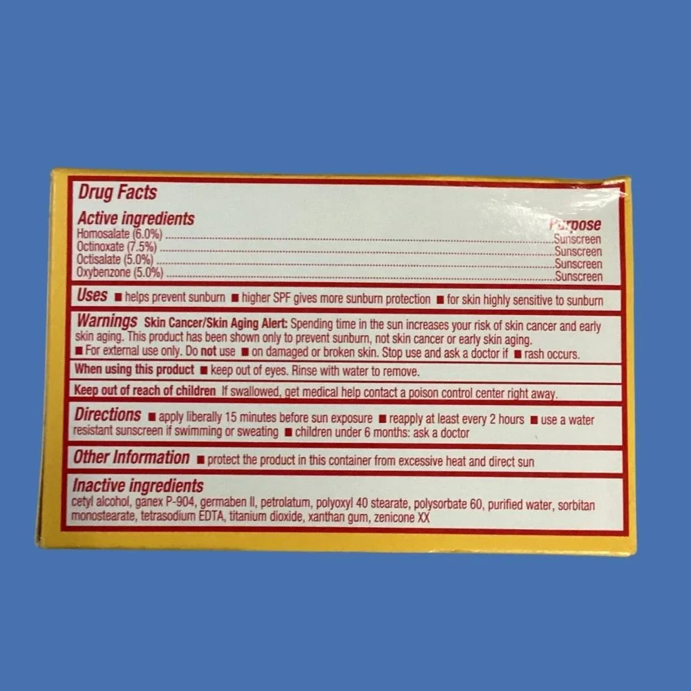 '-free (-84250) Packets formula - - mg 100 Sunscreen 3.5 30 Lotion Safetec