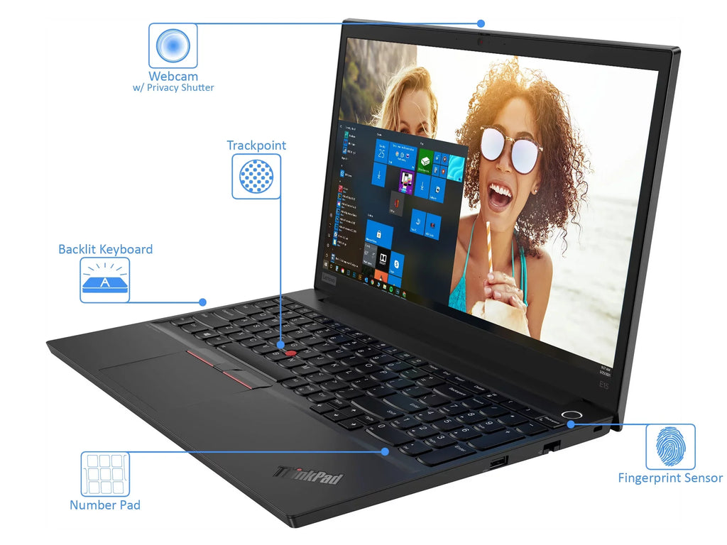 Core 15.6" Intel 4.7GHz, , NVMe 1TB Thunderbolt, 10 Wi-Fi, 2 , Lenovo Laptop, E15 Pro Bluetooth, Upto i7-1165G7 16GB Display, thinkPad , Gen Windows