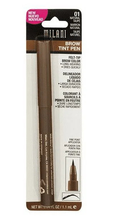Milani oz Pen, Tint 2) of (Pack Natural [01] 0.04 Brow Taupe