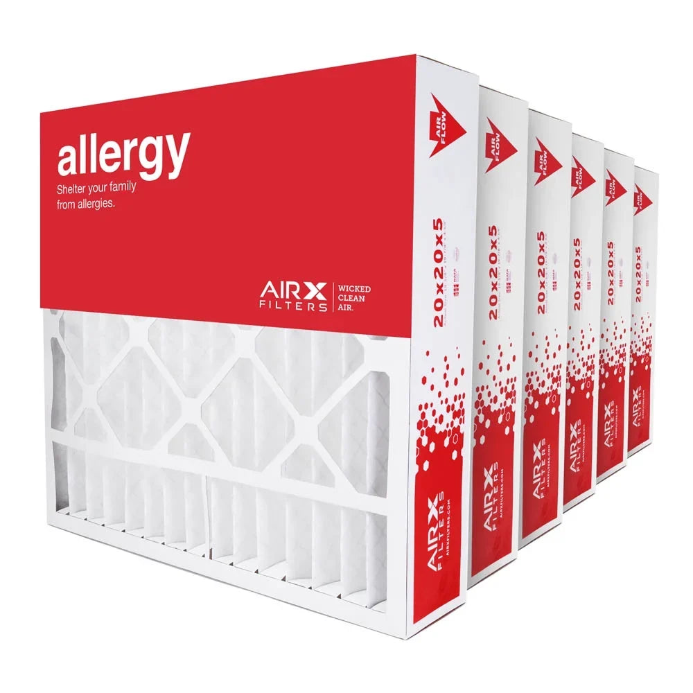 6-Pack Honeywell Replacement 20x20x5 Filter - 11, AIRx Air FC100A1011