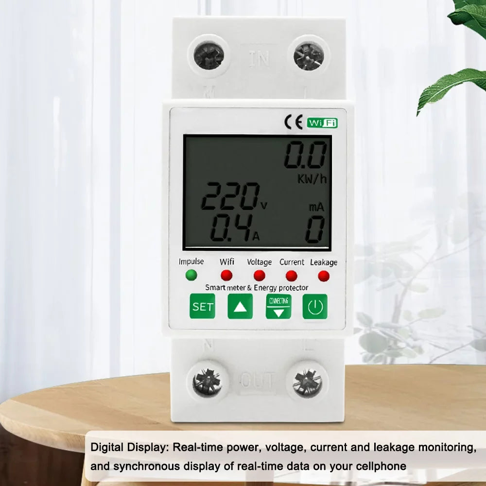 Meter Control Home Voice Pinnaco Timer Function with Leakage - Electric Fits with and Intelligent WiFi Protection for