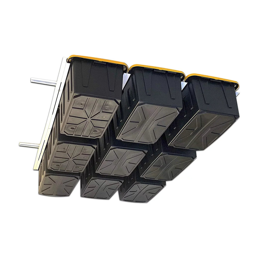 for Steel Storage Containers E-Z Rack Tote Storage Ceiling Garage Overhead