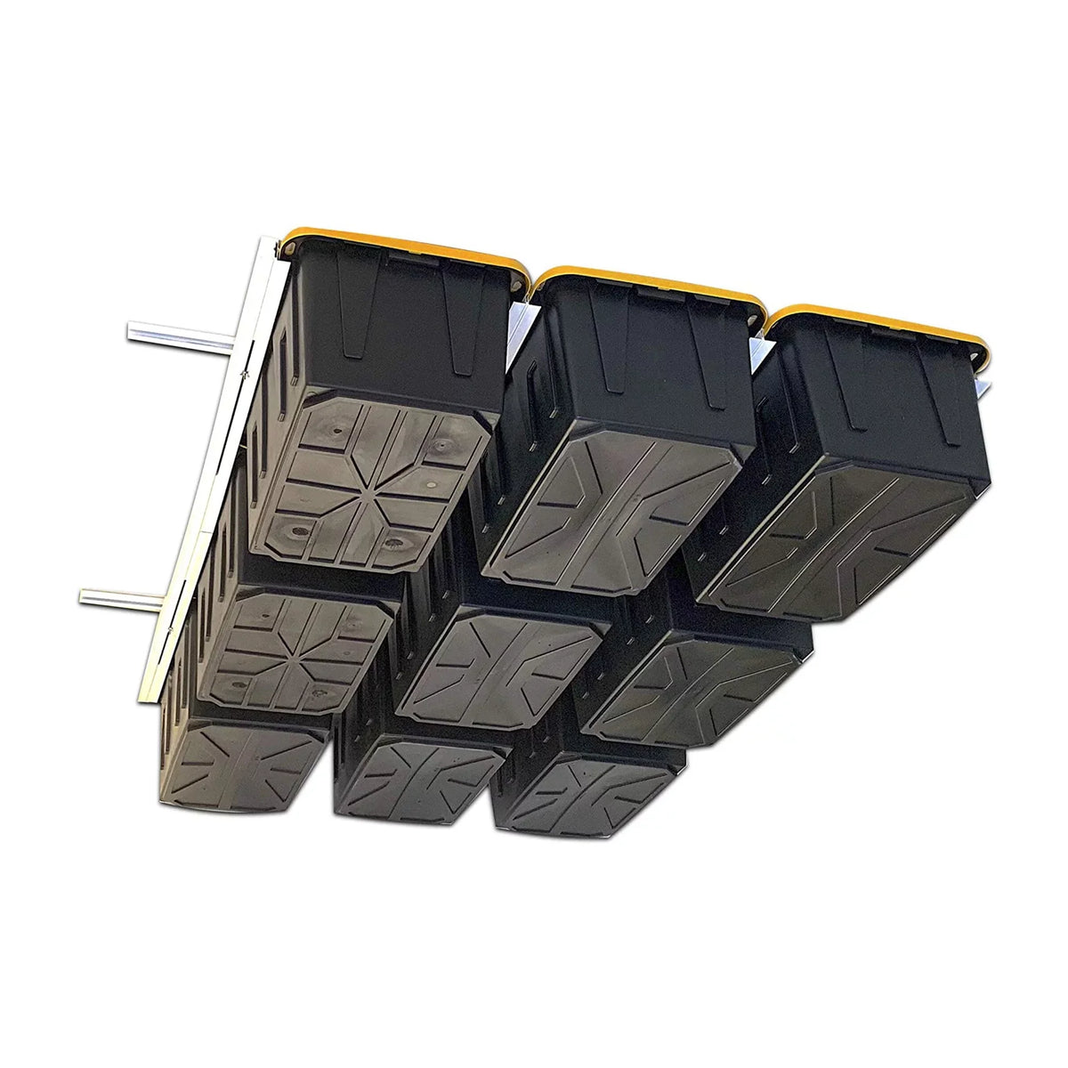 for Steel Storage Containers E-Z Rack Tote Storage Ceiling Garage Overhead