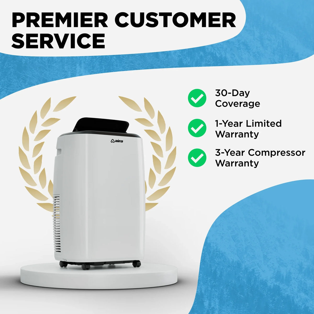 ), Portable Window Airo Conditioner with 8000 Standing Kit (12000 Comfort Air Unit