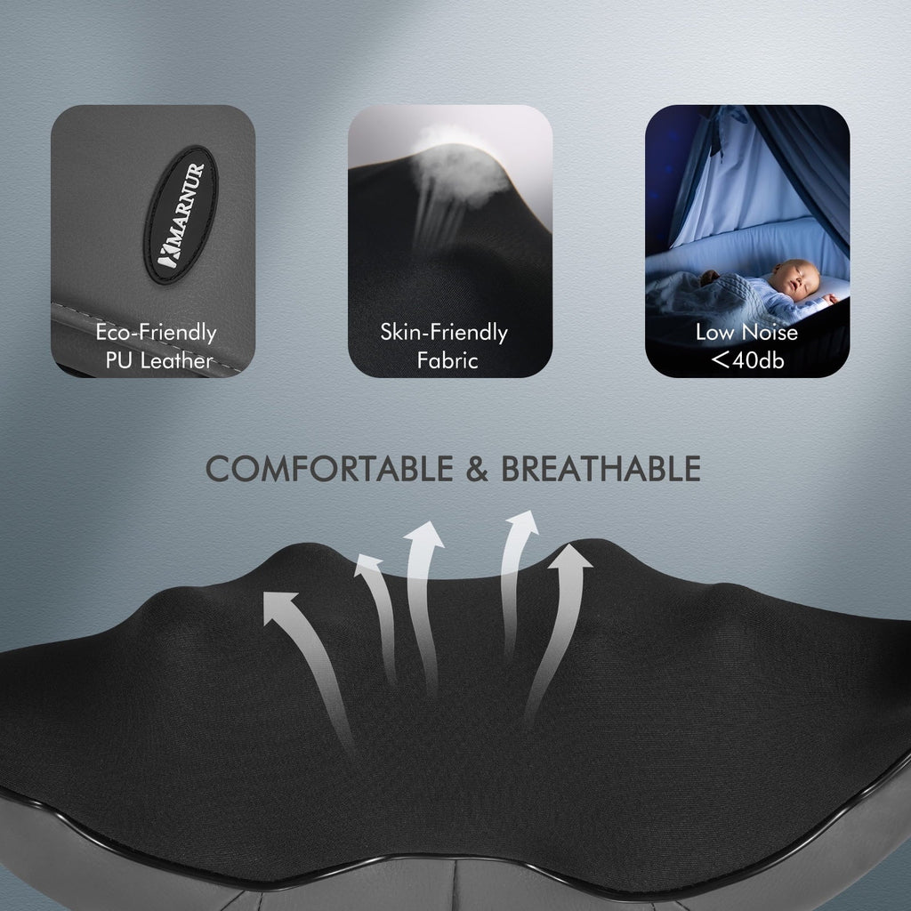 Full-body, Neck with Kneading Gray Deep Massager, for Heat Shoulder Massager and