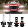 H8 4pcs Lights H11 2018 Fog Headlight D4S Bulbs Led -5 for Mazda