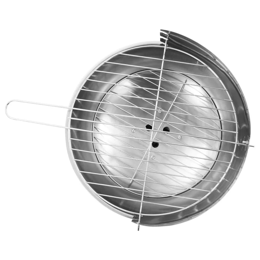 Stainless Buyweek Pedestal Grill Charcoal Steel