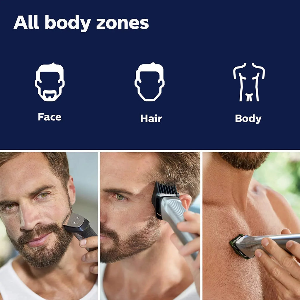MG7750/49 Multigroom Body Philips for Grooming Kit, Mens Head, Trimmer Beard, Norelco