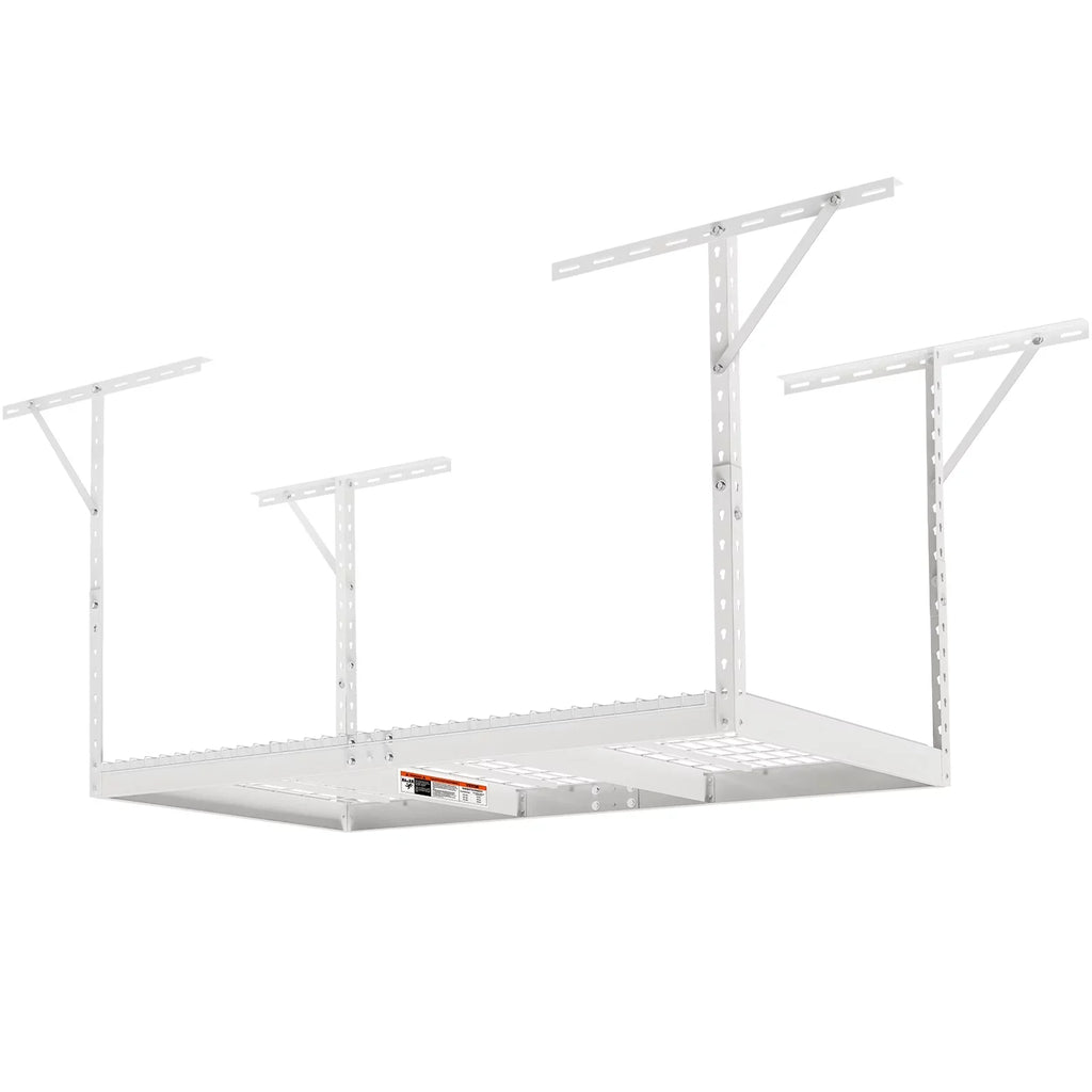 Rack Adjustable Garage Ceiling 36x72in Overhead Rack White 550lbs Storage