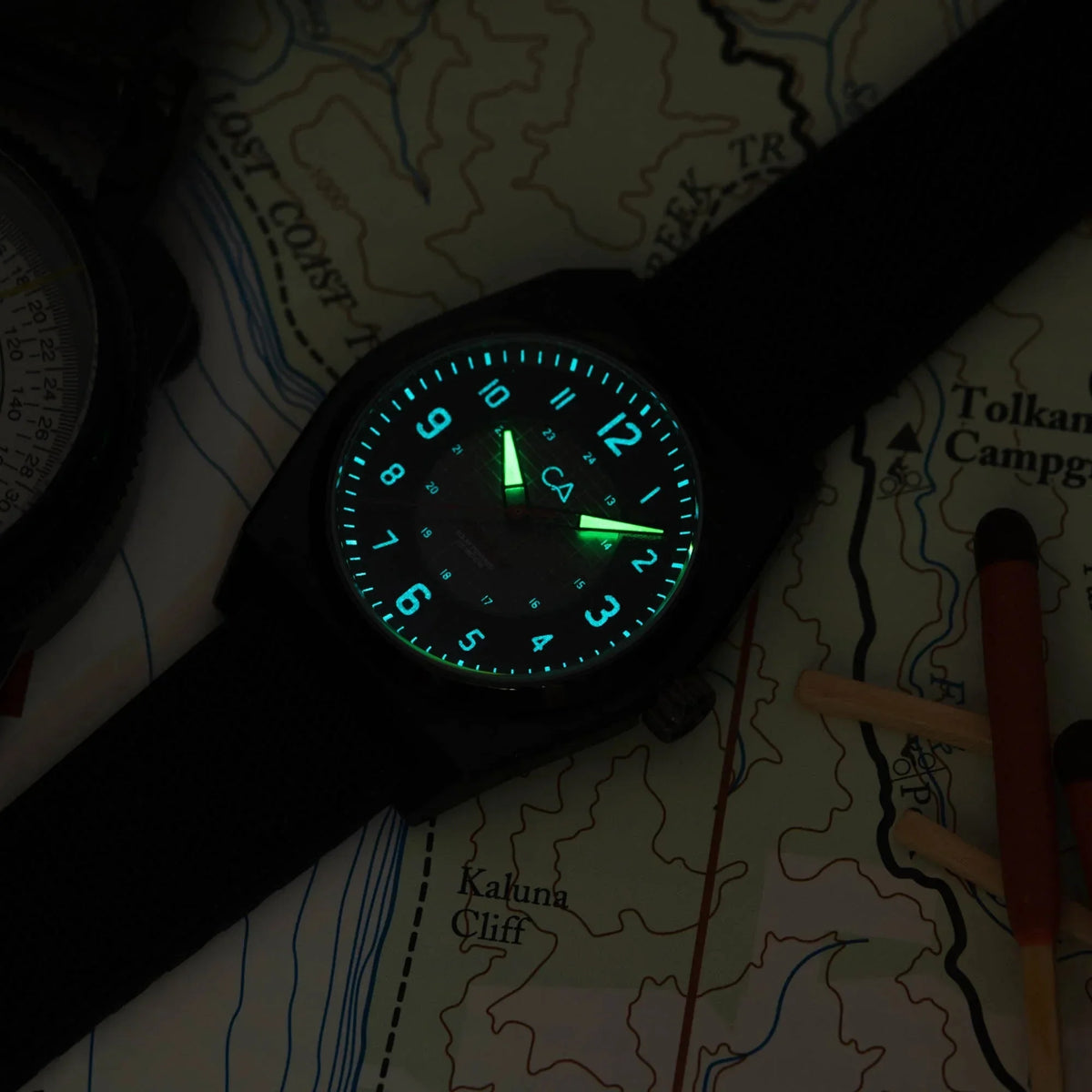 Co. Lost Midnight Solar Coast Field California Watch