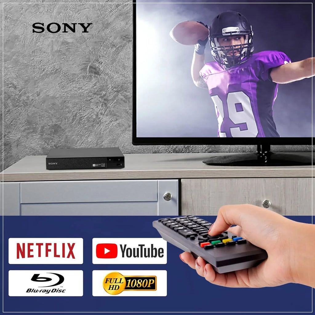 Remote Lens Sony - + Netflix, Wi-Fi Cable with -S3700 Tube W/Ethernet Disc High-Speed You Player Built-in NeeGo NeeGo Blu-Ray + Cleaner Control